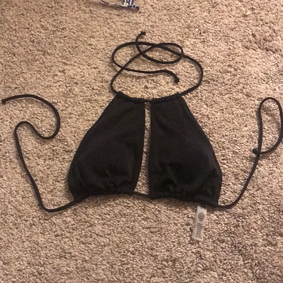 PINK Victoria's Secret Other - Victoria’s Secret pink black bikini top worn once